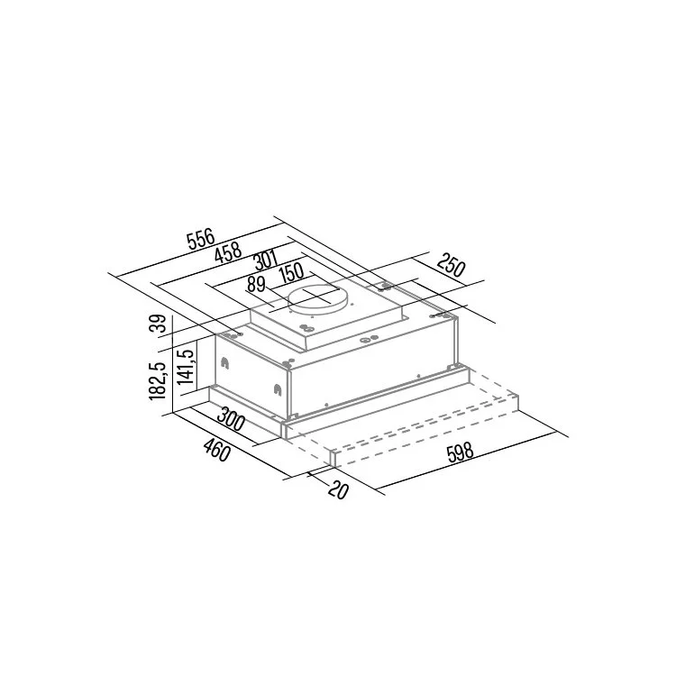 CATA aspirator TFH 6630 BK - Slika 5